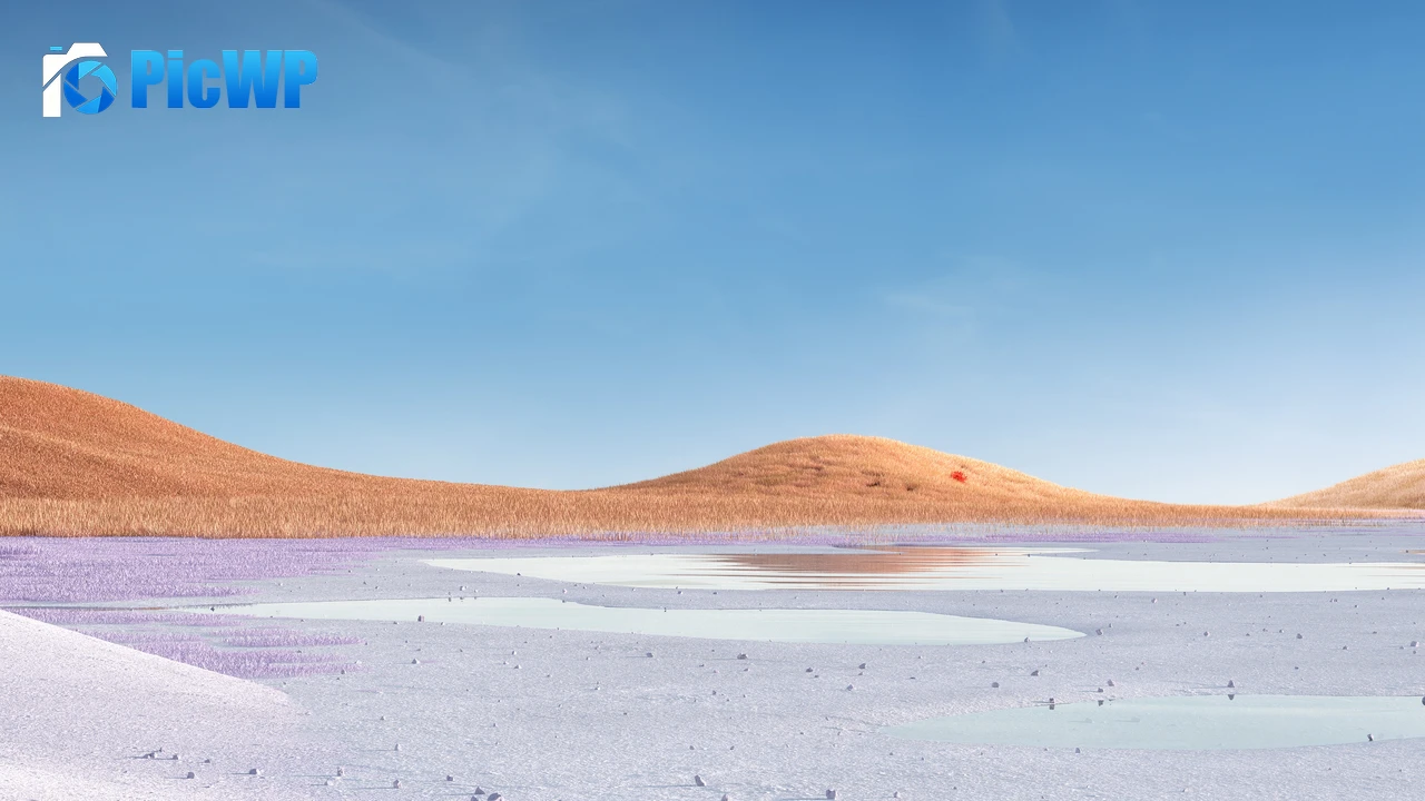 Landscape Grass field 4K PC Wallpaper