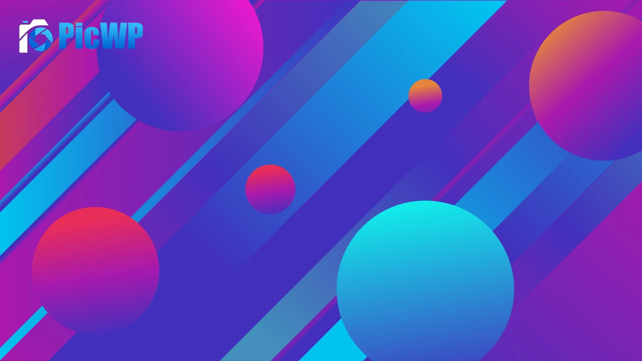 3D background Colorful gradients 4K PC Wallpaper