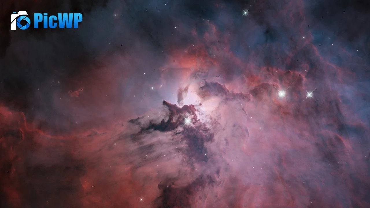 Lagoon Nebula Interstellar cloud 4K PC Wallpaper
