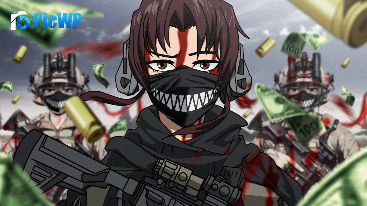 Revy Black Lagoon 4K PC Wallpaper