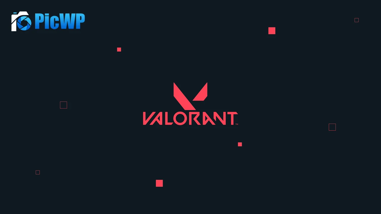 Valorant Minimal logo 4K PC Wallpaper