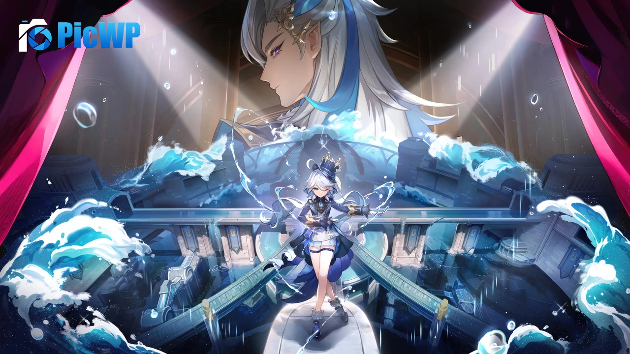 Furina Neuvillette 4K PC Wallpaper