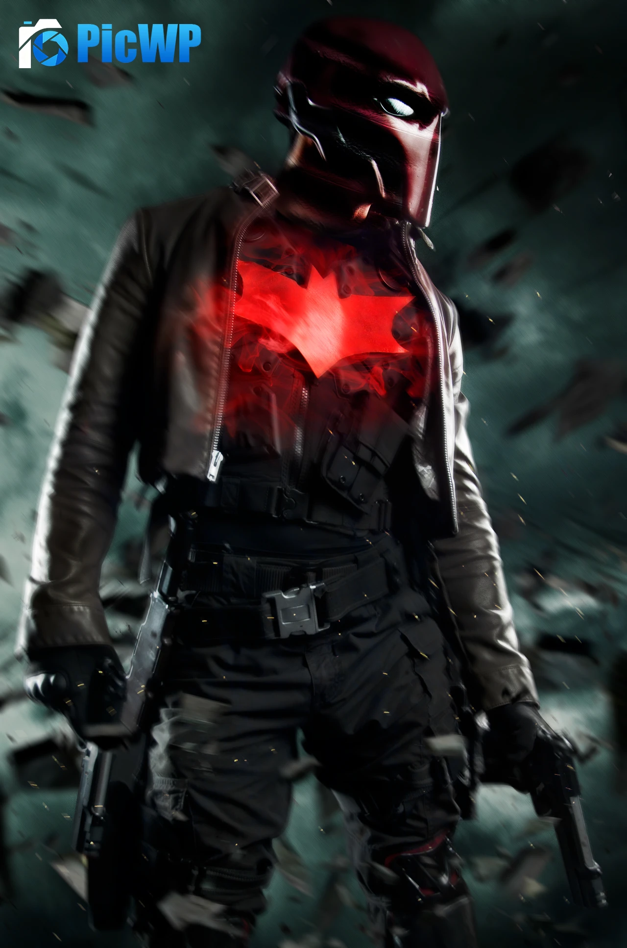 Red Hood DC Comics 5K Mobile Wallpaper