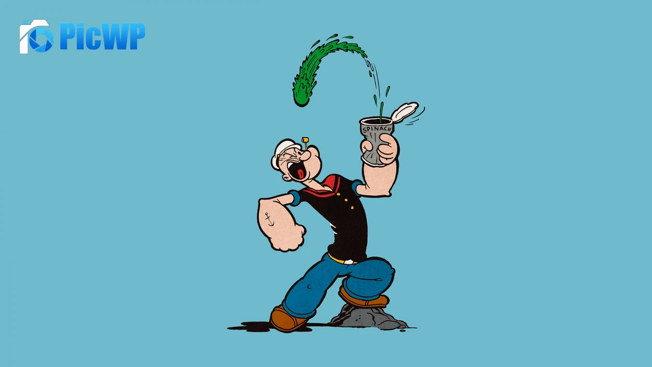 Popeye Funny 4K PC Wallpaper