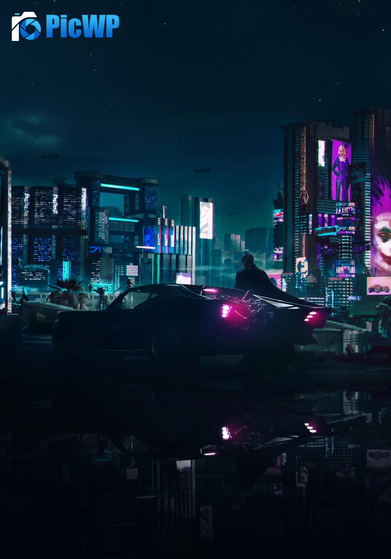 Batman Cyberpunk 5K Mobile Wallpaper