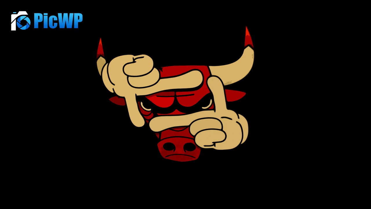 Chicago Bulls Minimalist 4K PC Wallpaper