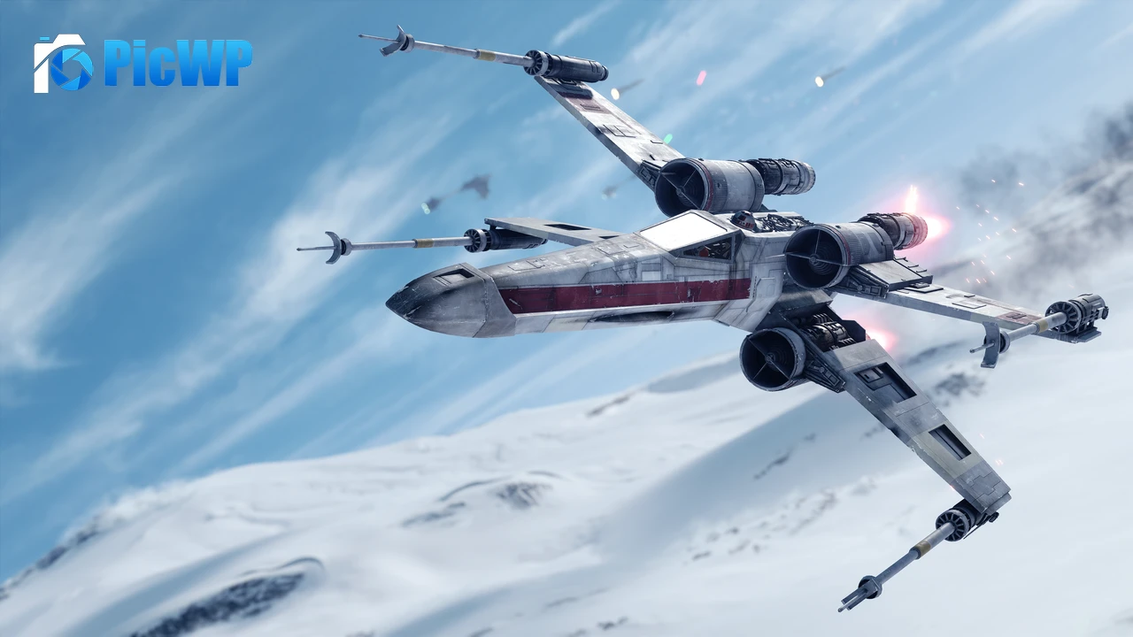 X-wing Starfighter Star Wars Battlefront 4K PC Wallpaper
