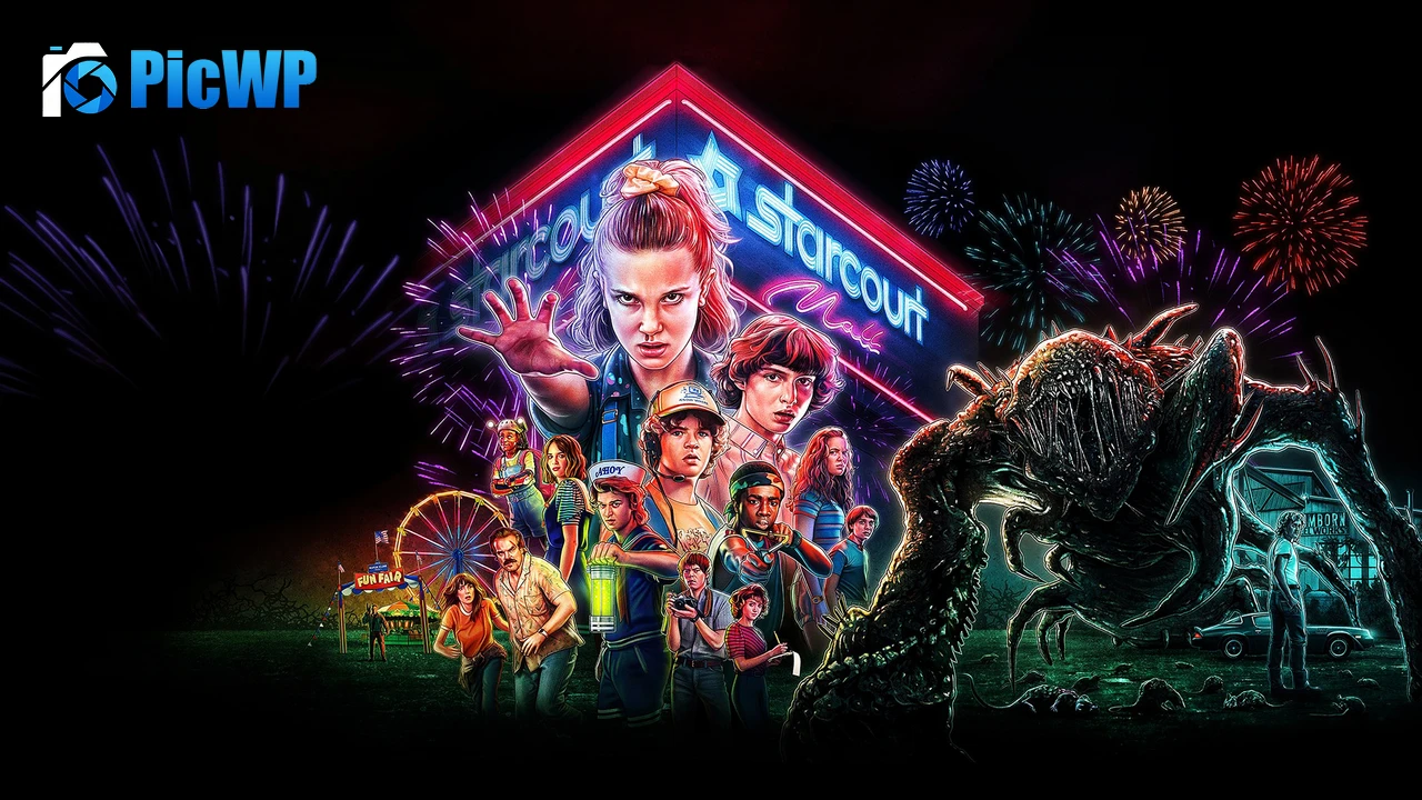 Stranger Things Netflix series 4K PC Wallpaper