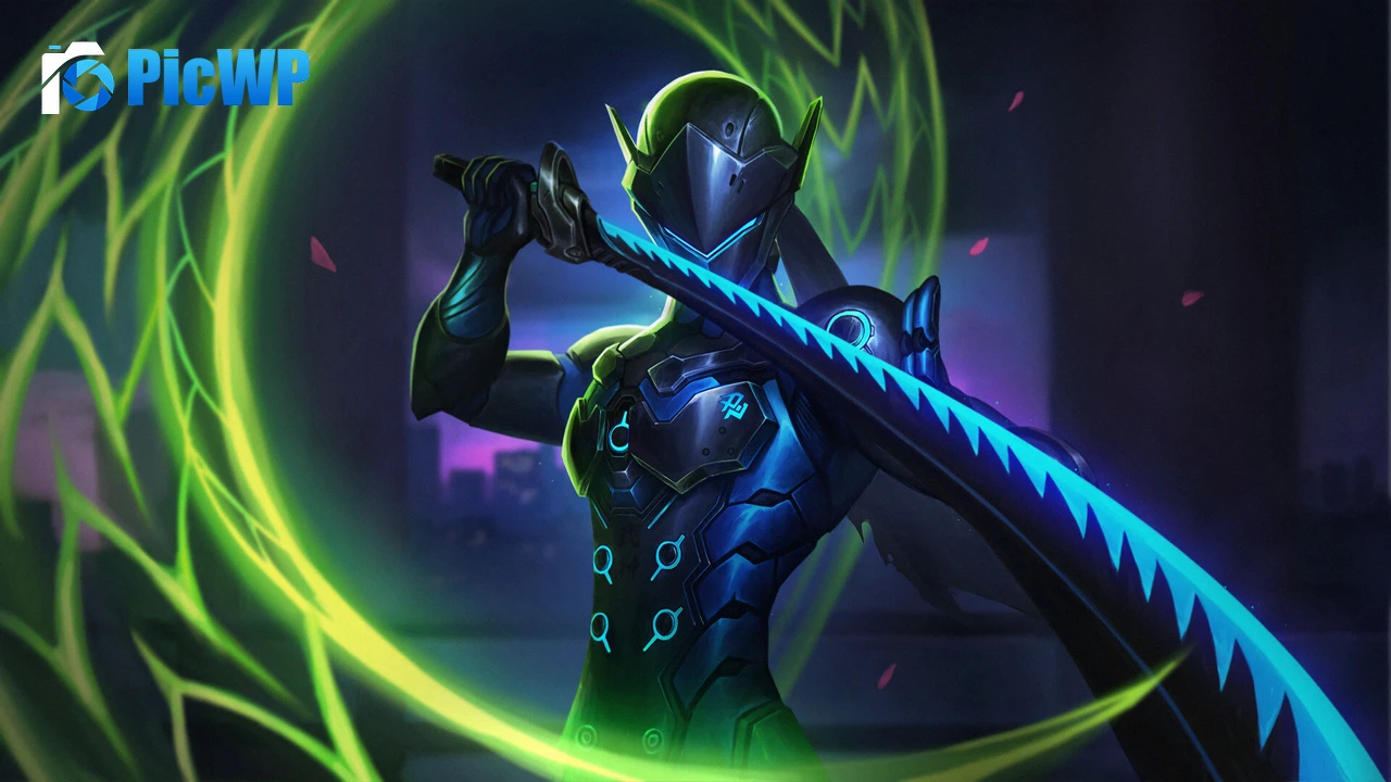 Genji Katana 4K PC Wallpaper