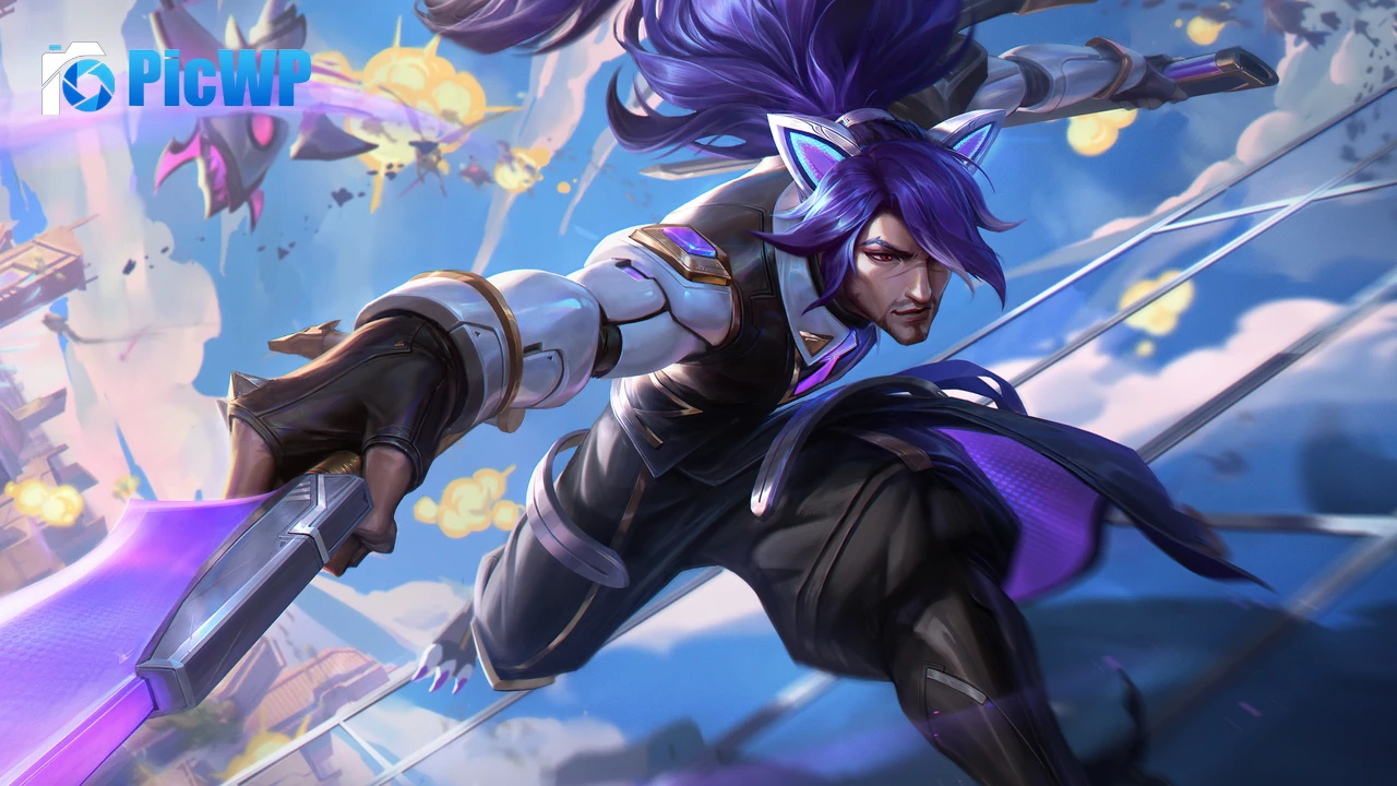 Battle Wolf Yasuo League of Legends 4K PC Wallpaper