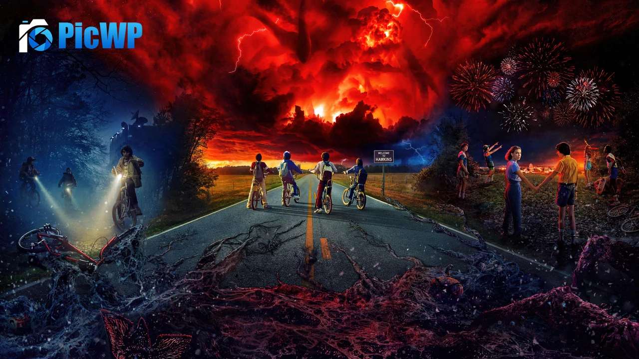 Stranger Things Poster 4K PC Wallpaper