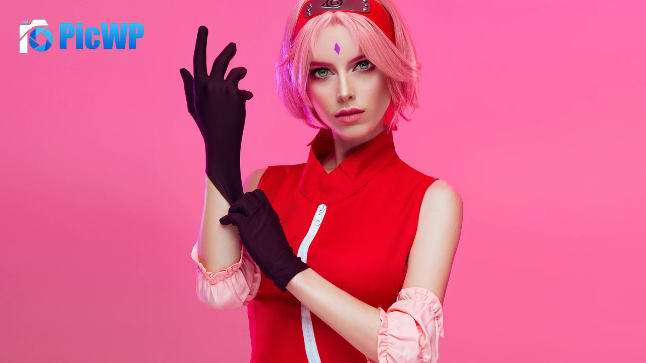 Sakura Haruno Cosplay 4K PC Wallpaper