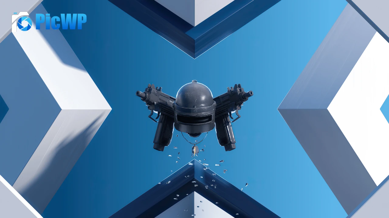 PUBG helmet PlayerUnknown's Battlegrounds 4K PC Wallpaper