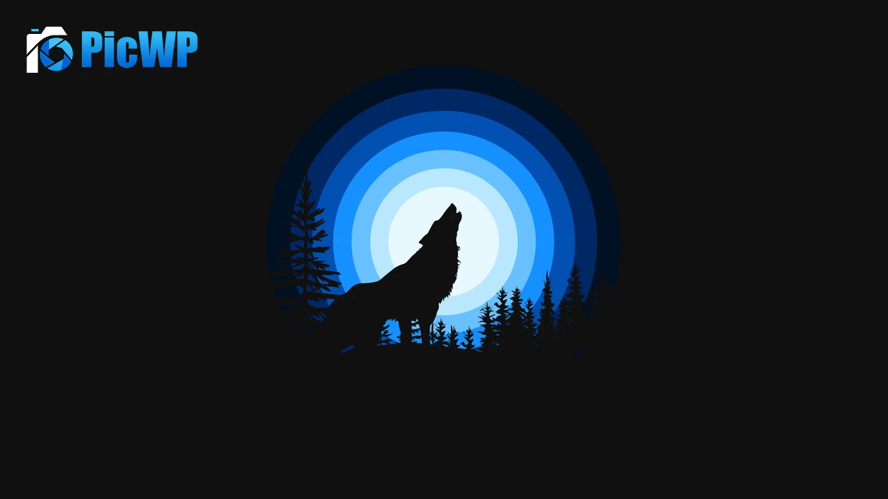 Wolf Howling 4K PC Wallpaper