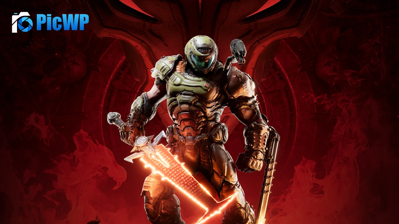 Doom Eternal Doomguy 4K PC Wallpaper