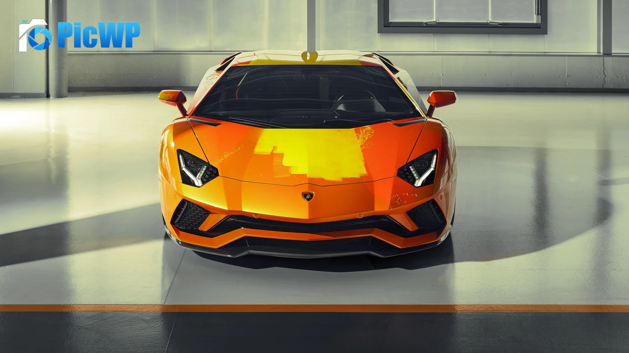 Lamborghini Aventador S Skyler Grey 4K PC Wallpaper