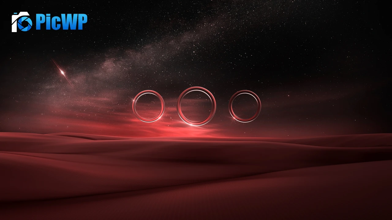 Desert Starry sky 4K PC Wallpaper