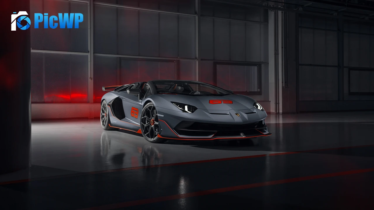 Lamborghini Aventador SVJ Dark aesthetic 4K PC Wallpaper
