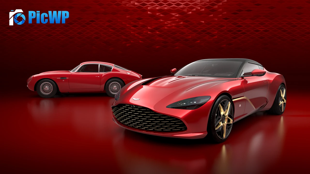 Aston Martin DBS GT Zagato Red 4K PC Wallpaper