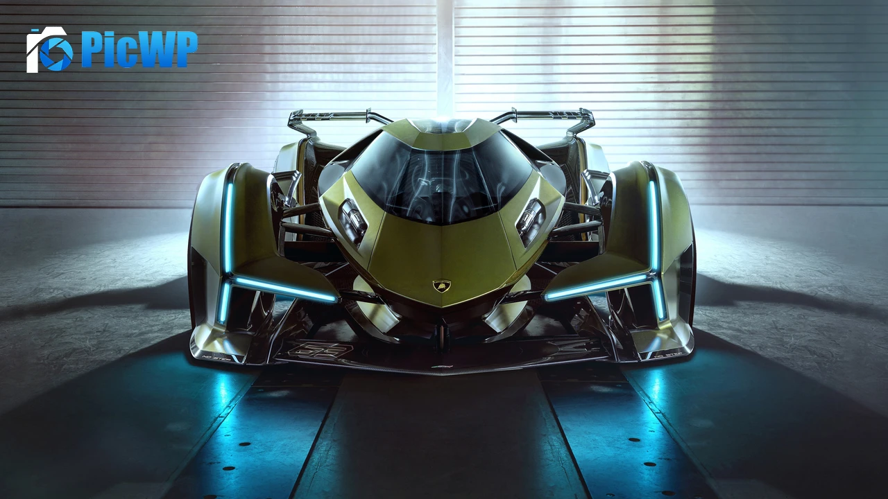 Lamborghini Lambo V12 Vision GT Hypercar 4K PC Wallpaper