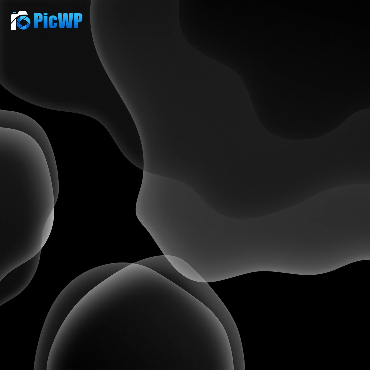 iOS 13 AMOLED 4K Fold Wallpaper