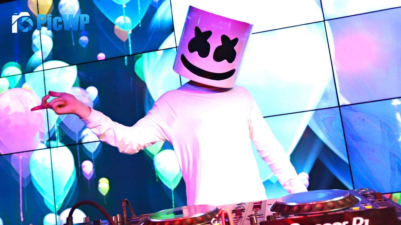 Marshmello Live concert 4K PC Wallpaper