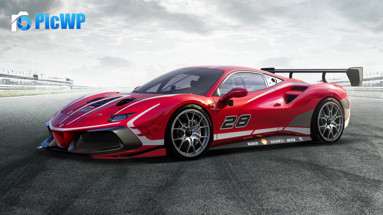 Ferrari 488 Challenge Evo 4K PC Wallpaper