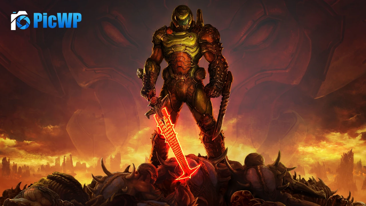 Doom Slayer Doom Eternal 4K PC Wallpaper