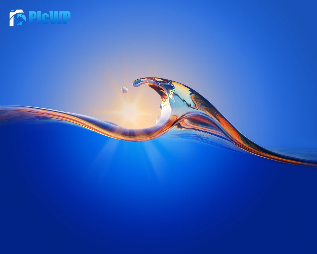 Ocean Waves Sunlight 4K PC Wallpaper