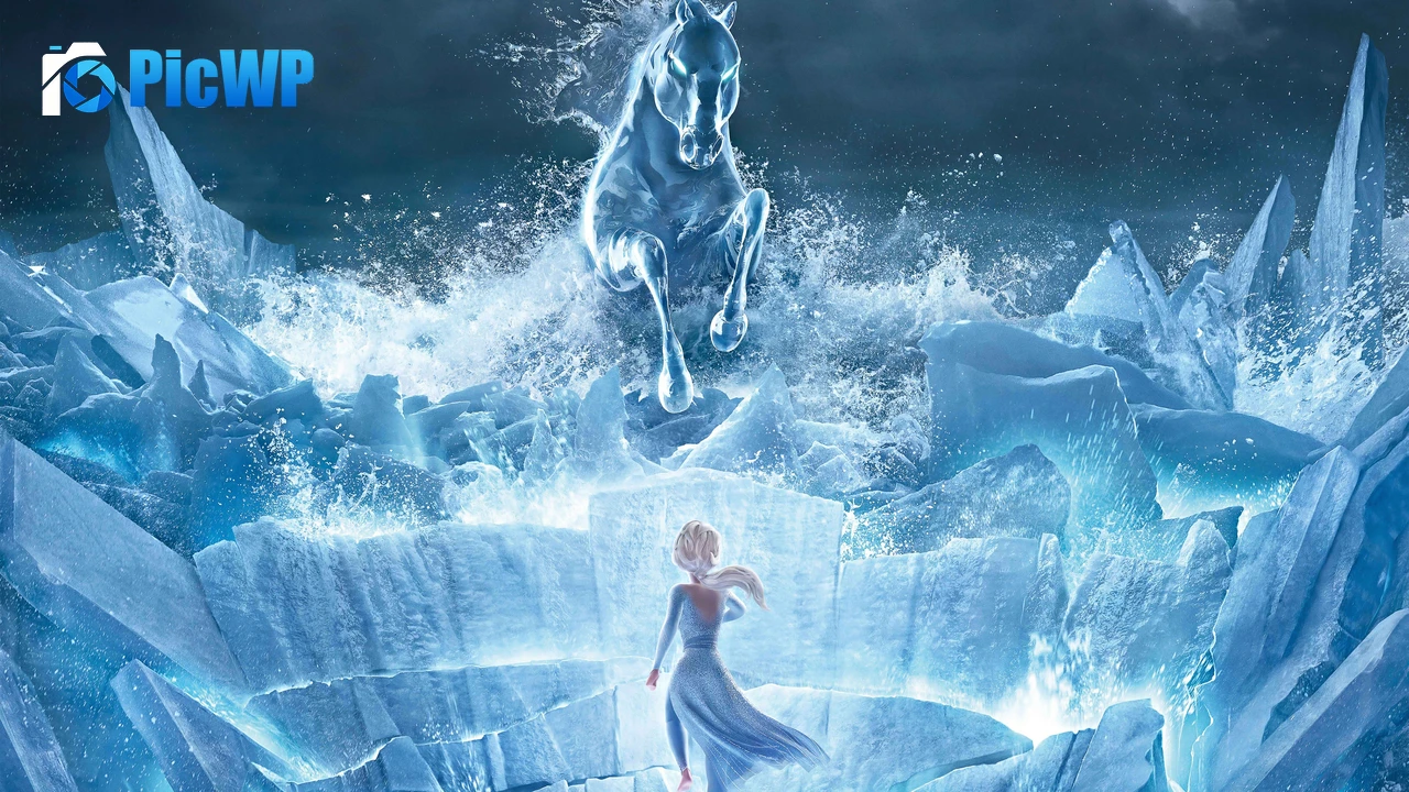 Elsa Frozen 2 4K PC Wallpaper