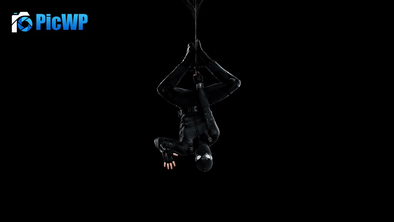 Spider-Man Black suit 4K PC Wallpaper