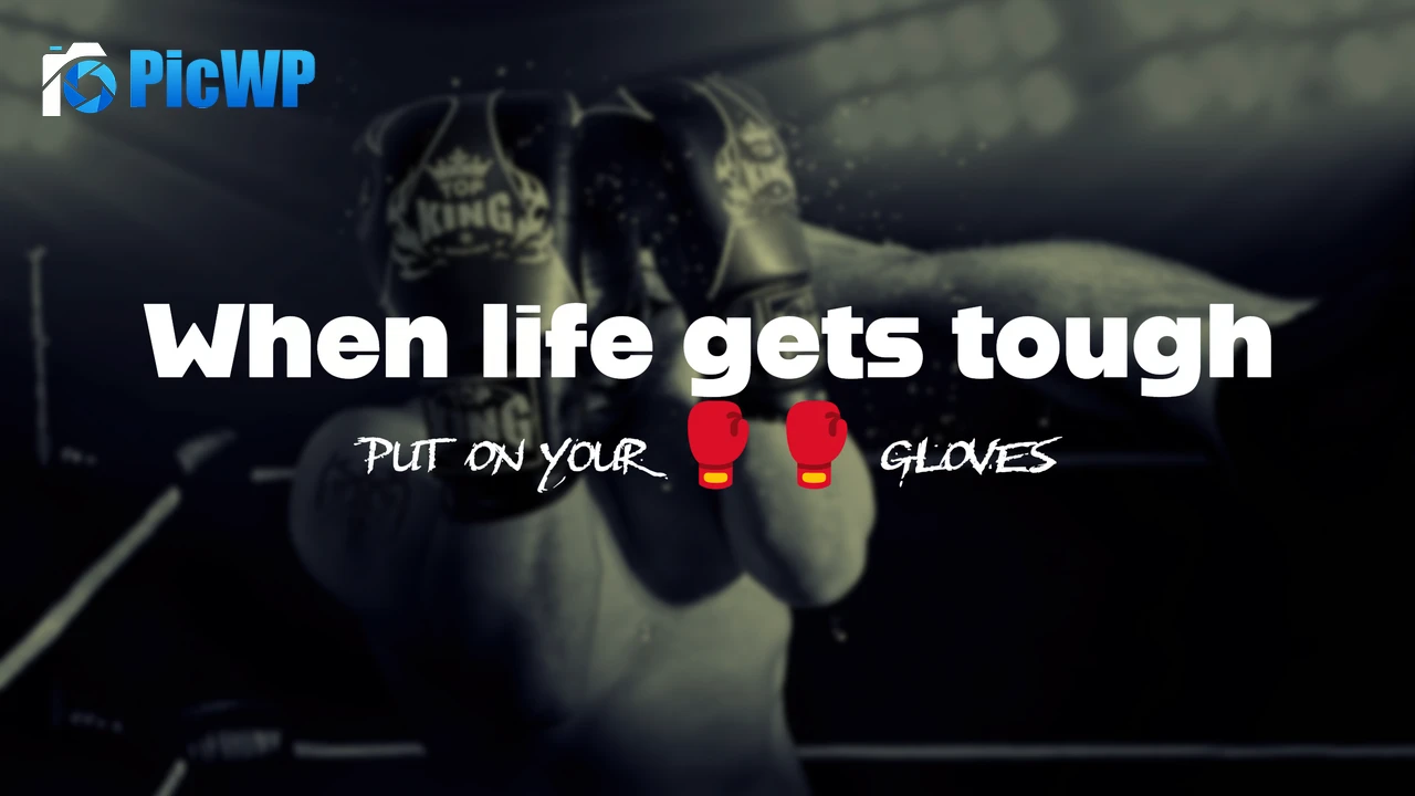 Boxing Motivational quotes 4K PC Wallpaper