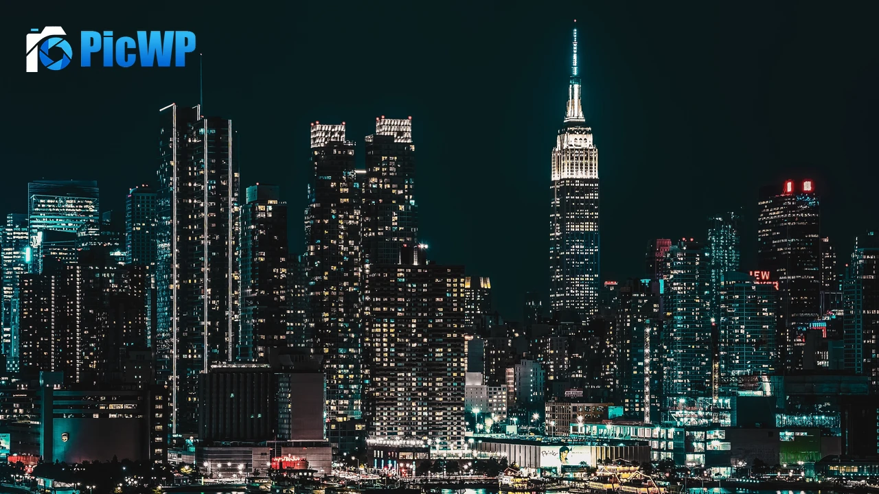 New York City Starry sky 4K PC Wallpaper