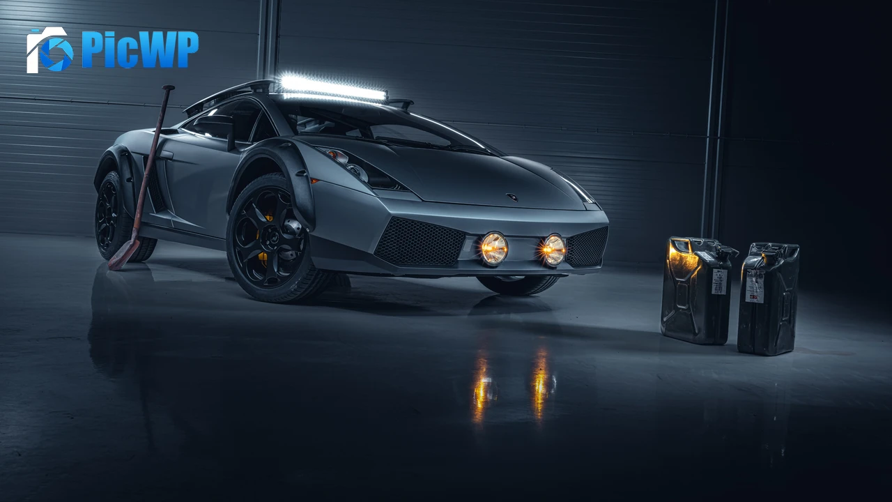 Lamborghini Gallardo Offroad Aesthetic 4K PC Wallpaper