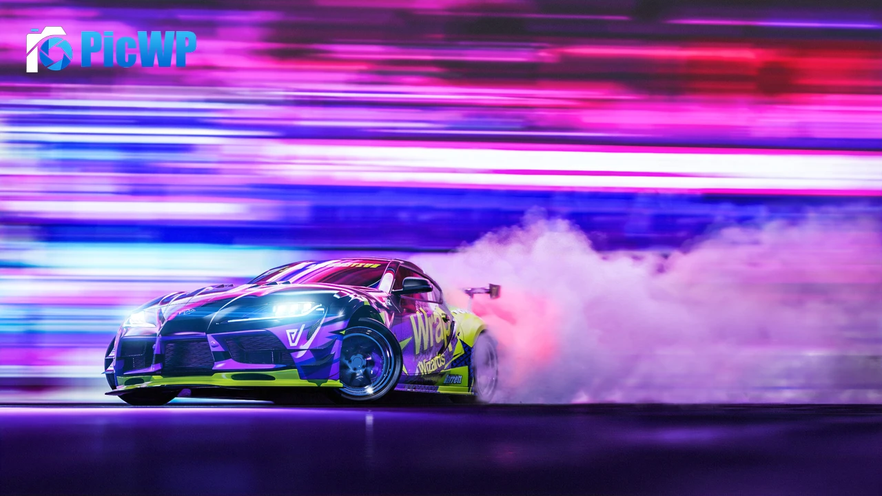 Toyota Supra Drift 4K PC Wallpaper