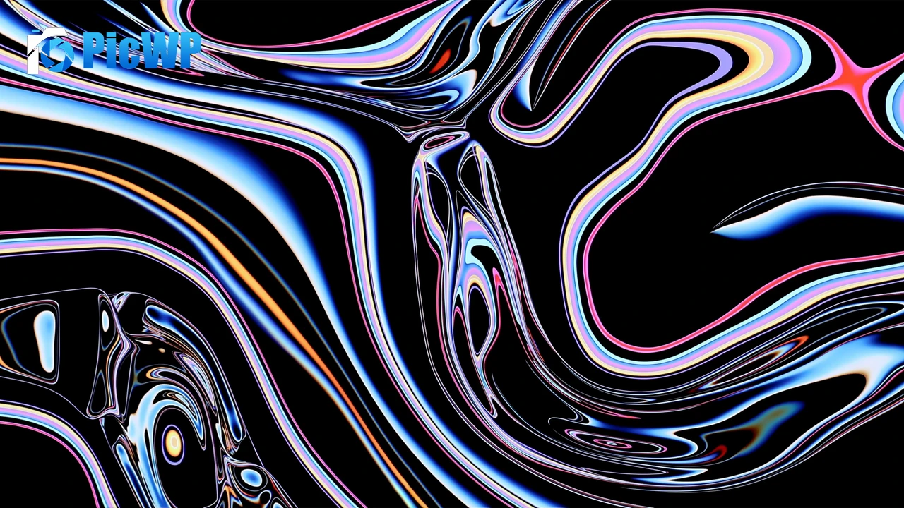 Psychedelic Apple Pro Display XDR 4K PC Wallpaper