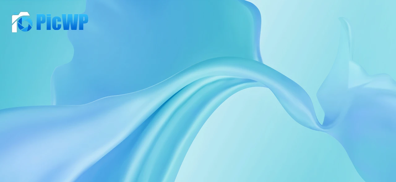 Vivo Stock Cyan background 5K Wide Wallpaper
