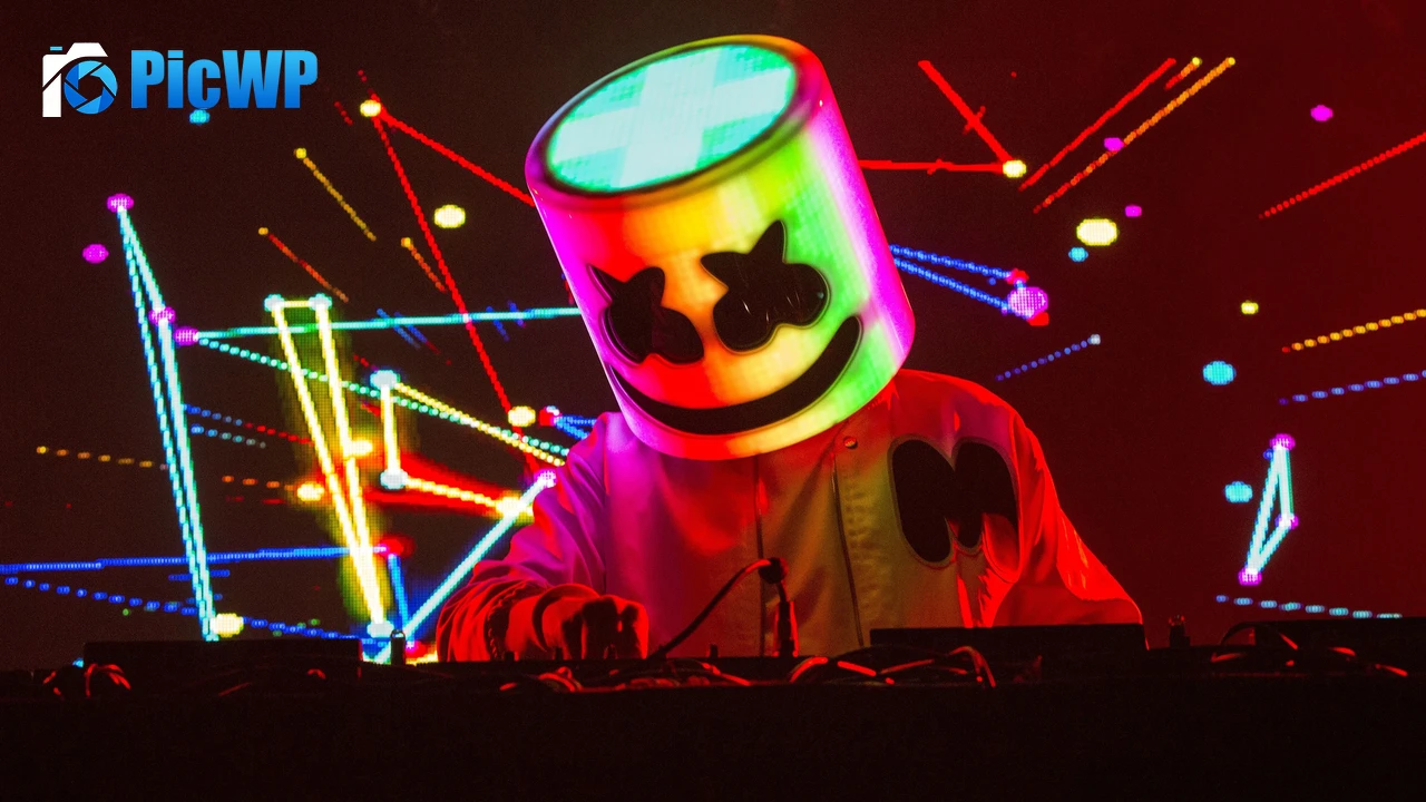 American DJ Marshmello 4K PC Wallpaper