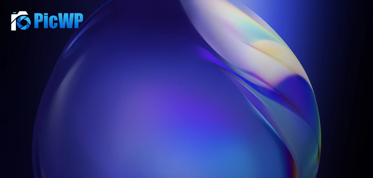 Blue gradient Vivo NEX 5K Wide Wallpaper