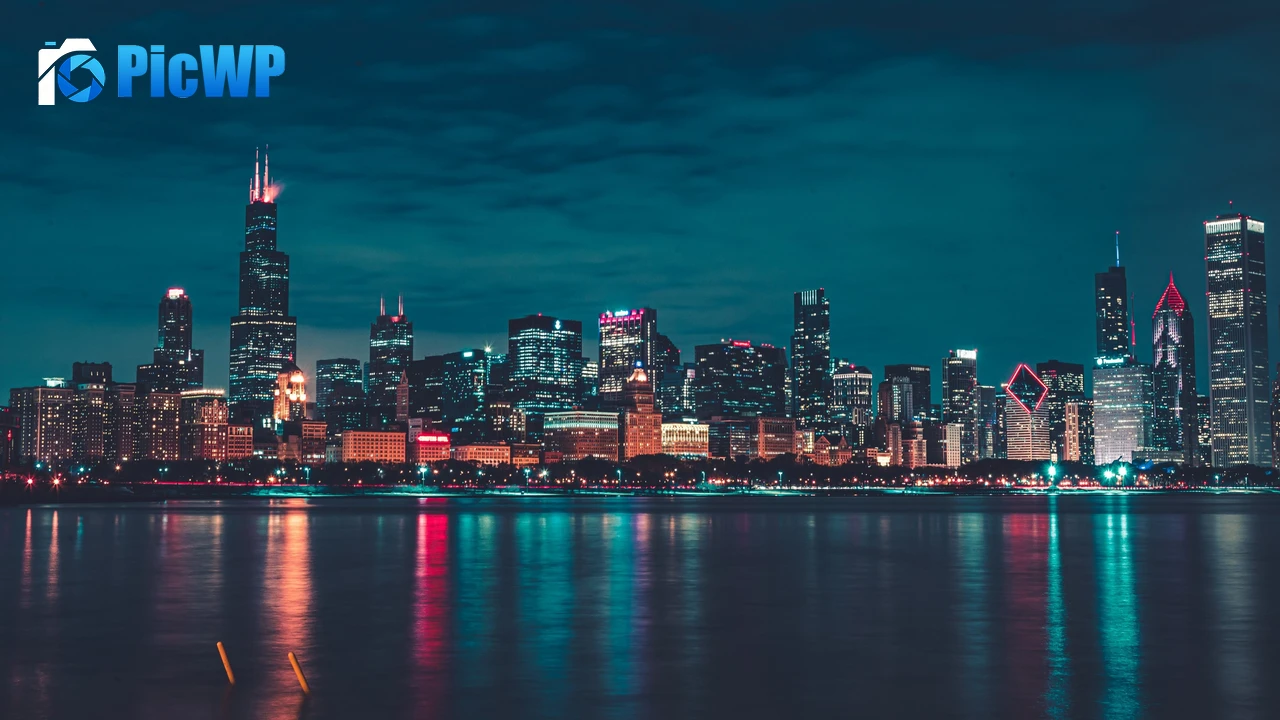 Chicago Night 4K PC Wallpaper