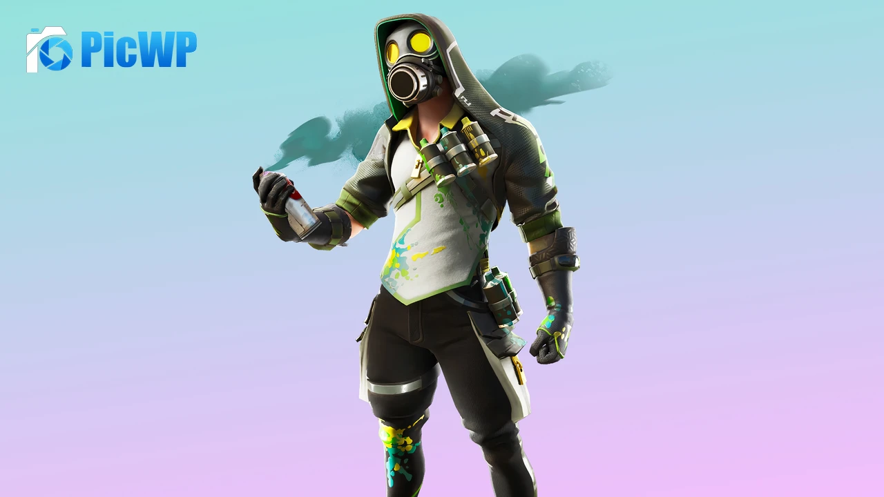 Fortnite Toxic Tagger 4K PC Wallpaper