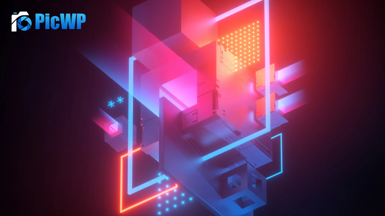 3D cubes 3D model 4K PC Wallpaper