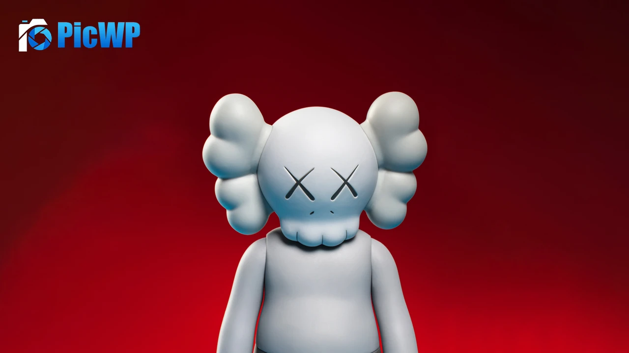 Kaws Companion Red background 4K PC Wallpaper