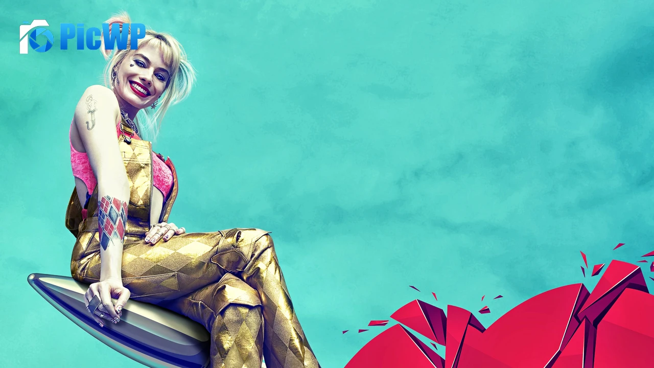 Margot Robbie as Harley Quinn Birds of Prey 4K PC Wallpaper