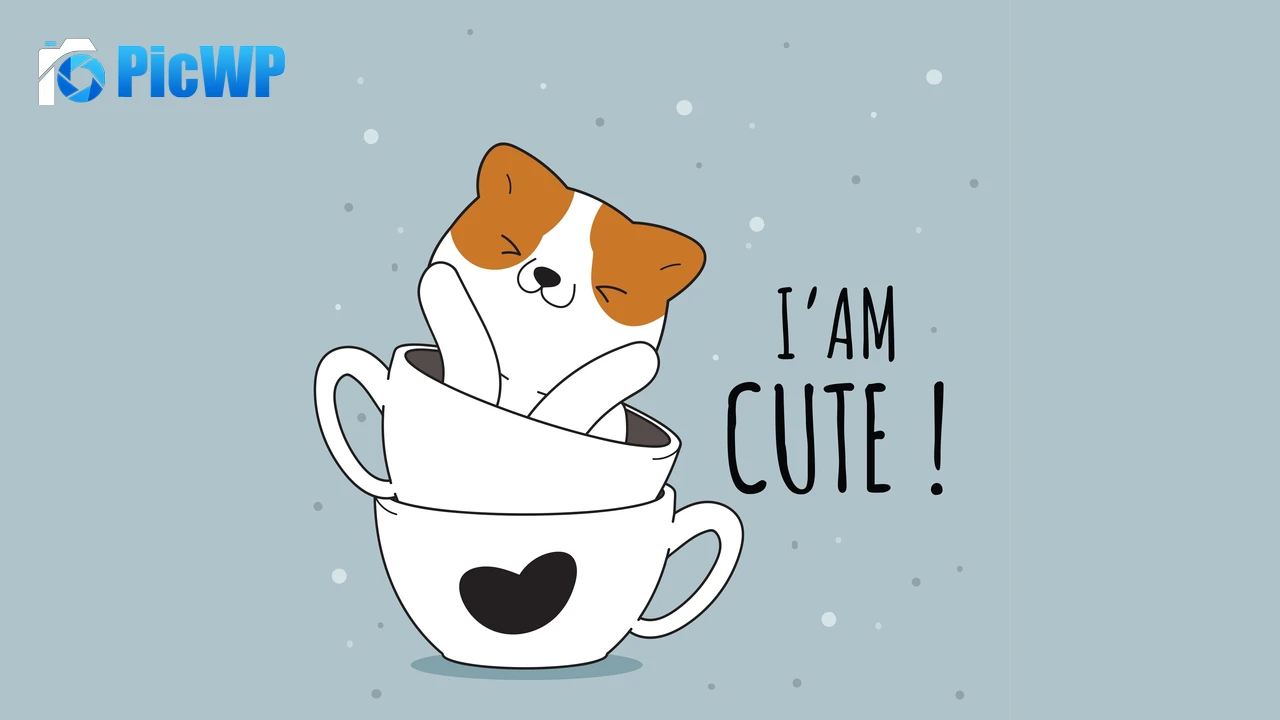 I am Cute Cute puppy 4K PC Wallpaper
