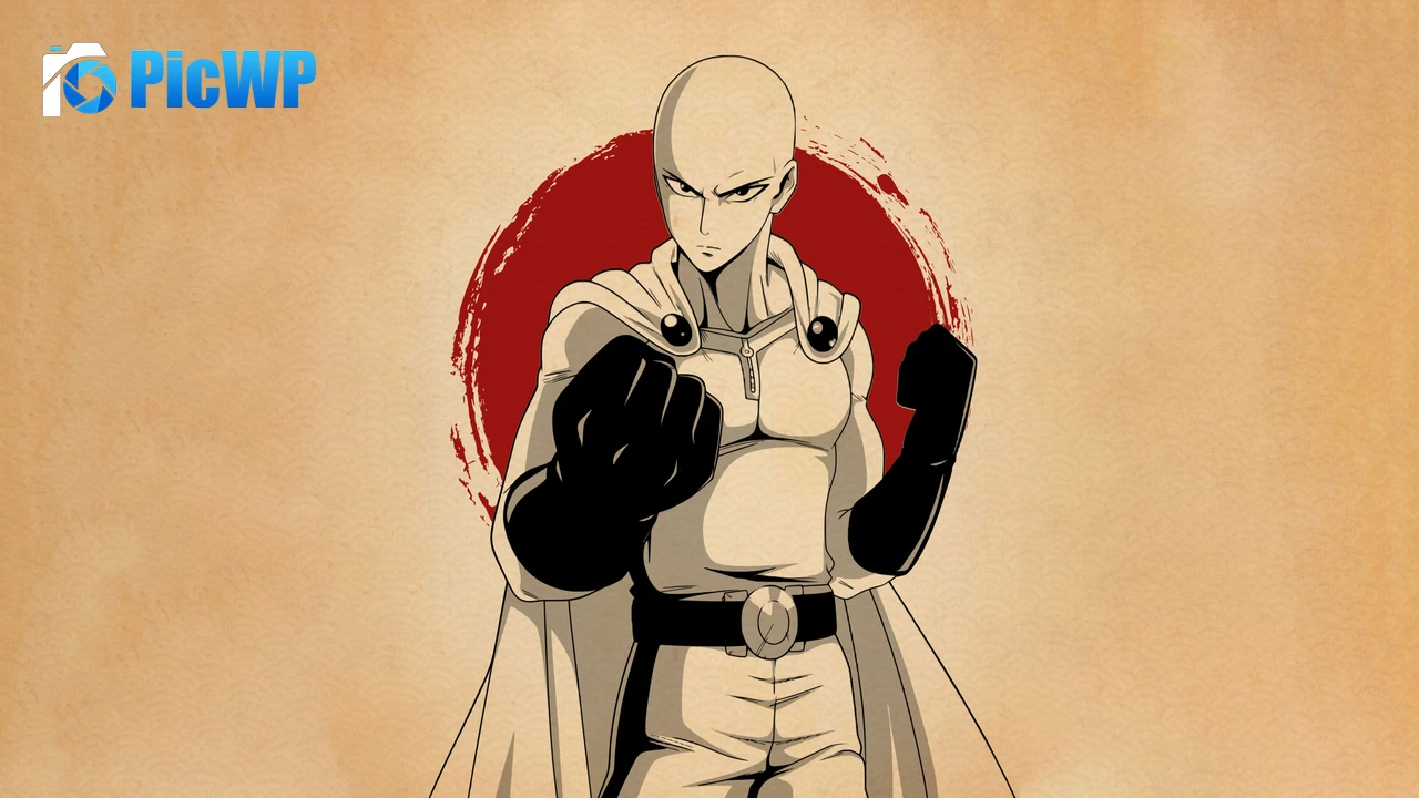 Saitama One Punch Man 4K PC Wallpaper