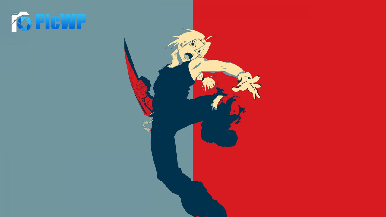 Edward Elric Minimalist 4K PC Wallpaper