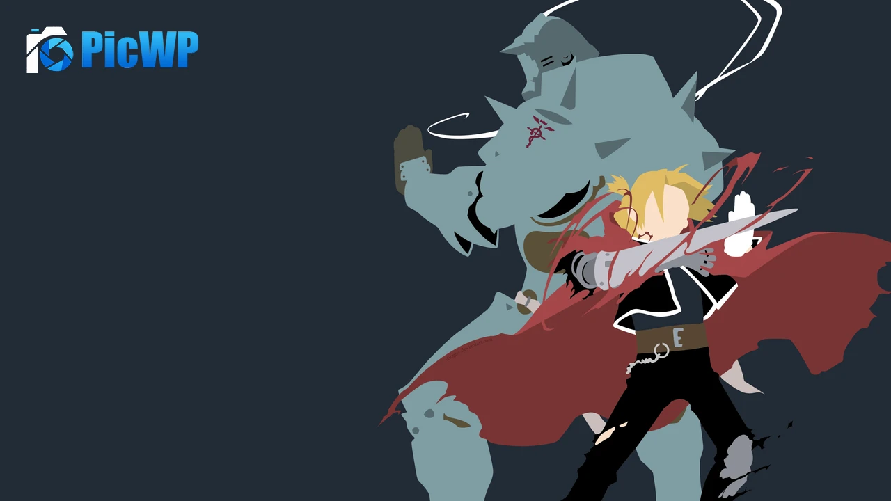 Fullmetal Alchemist Minimalist 4K PC Wallpaper