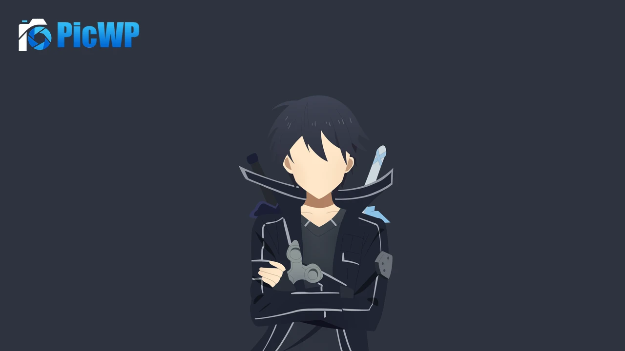 Kirito (Kirigaya Kazuto) Minimalist 4K PC Wallpaper