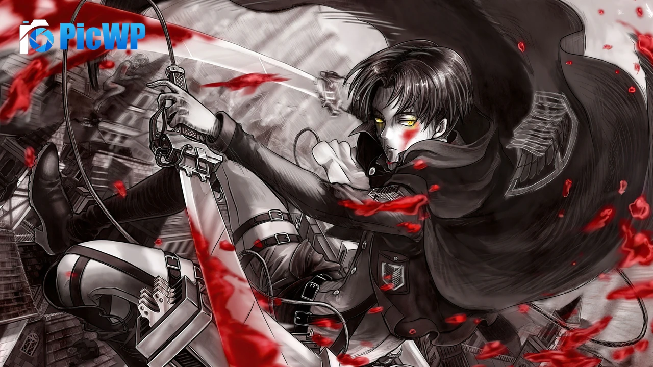 Levi Ackerman Shingeki no Kyojin 4K PC Wallpaper